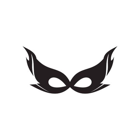 Carnival mask costume vector design templateのイラスト素材