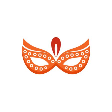 Carnival mask costume vector design templateのイラスト素材