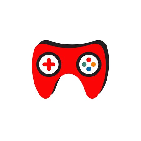 joystick gamer logo design vector templateのイラスト素材