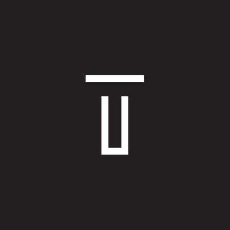 T letter initial logo design vector templateのイラスト素材