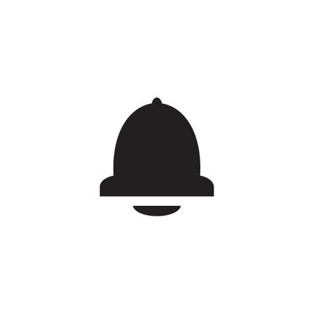 Black ring bell logo design vector templateのイラスト素材