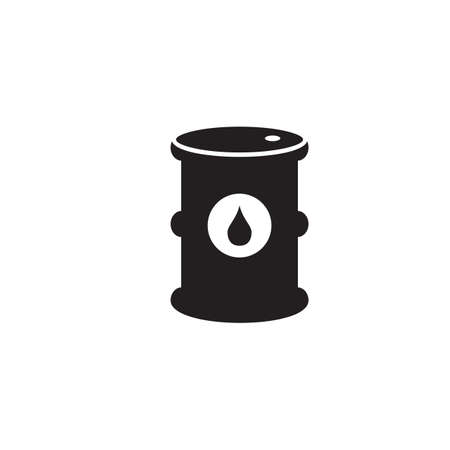 Oil drum logo design vector templateのイラスト素材