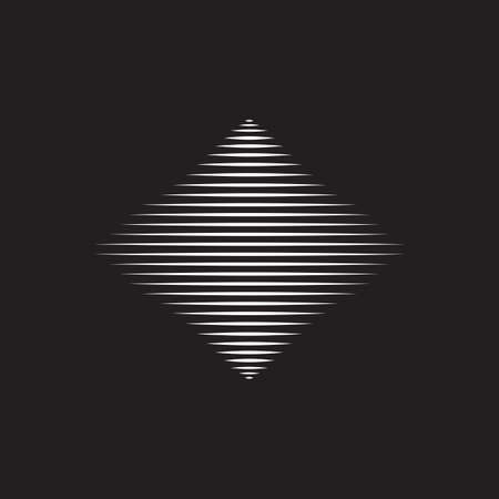 Rhombus shape icon logo design vector templateのイラスト素材