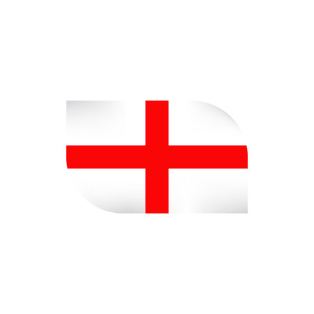 United Kingdom England flag logo design vector templateのイラスト素材