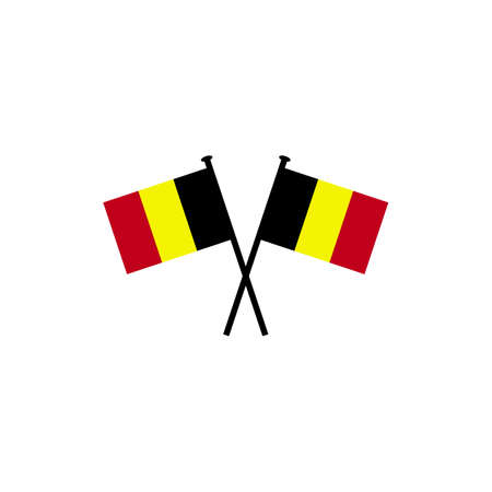 Belgium flag design vector templateのイラスト素材