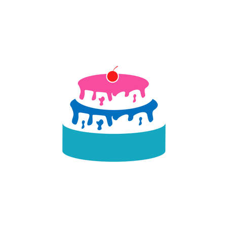 Cake shop icon logo design vector templateのイラスト素材