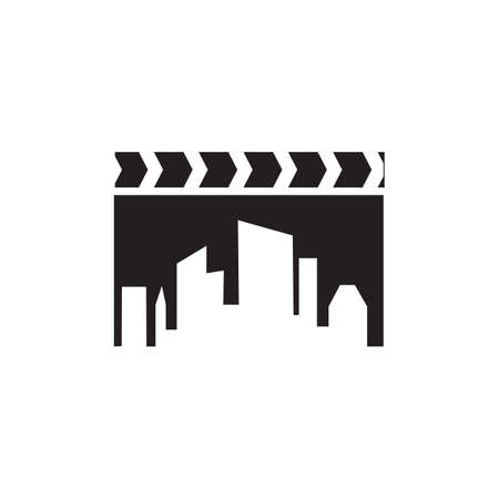 Film production house logo design vector templateのイラスト素材