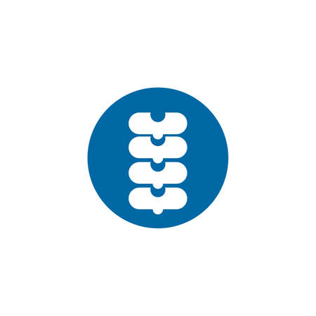 Chiropractic clinic logo design vector templateのイラスト素材