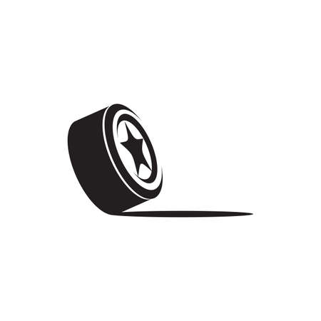Car tyre logo design vector templateのイラスト素材