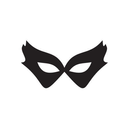 Masquerade mask logo design vector templateのイラスト素材
