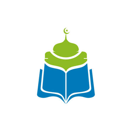 Islamic education school or university vector logo designのイラスト素材