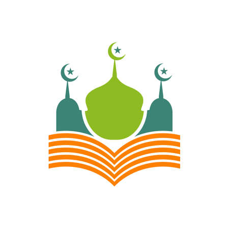 Islamic education school or university vector logo designのイラスト素材