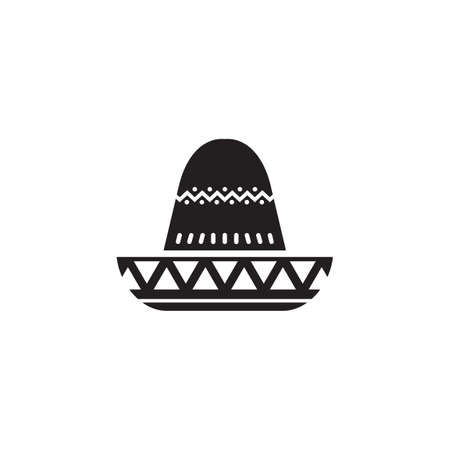 Mexican or Mexico hat logo design vector templateのイラスト素材