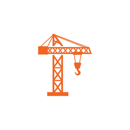 Crane sign symbol logo design vector templateのイラスト素材