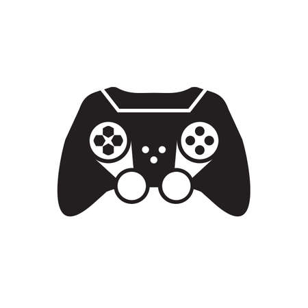 Joystick game controller logo design vector templateのイラスト素材