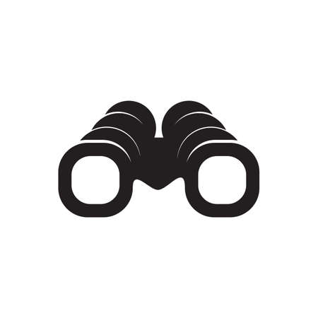 Binocular icon logo design vector templateのイラスト素材