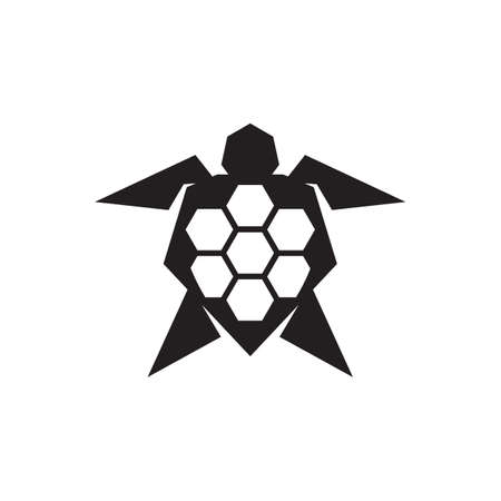 Turtle animal logo design vector templateのイラスト素材