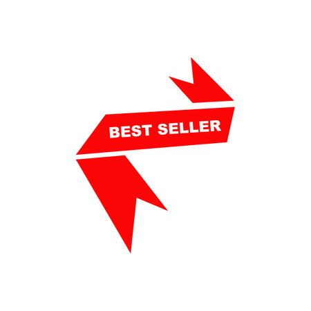 Best seller label icon design templateのイラスト素材