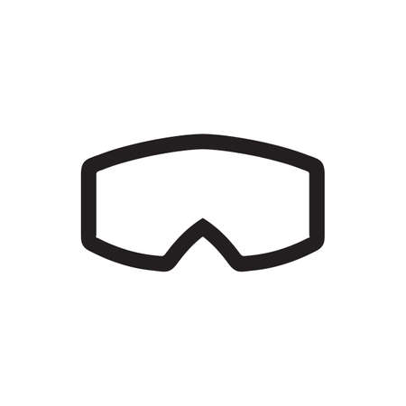 Goggles swim logo design vector templateのイラスト素材