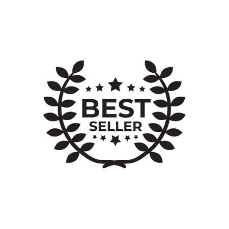 Best seller product emblem vector logo designのイラスト素材