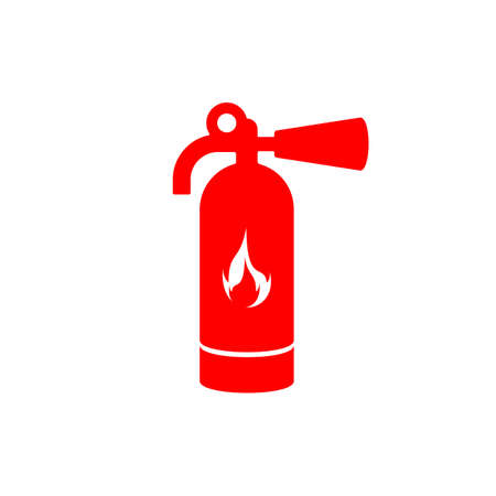 Fire extinguisher icon vector designのイラスト素材