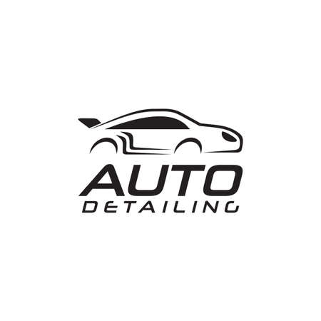 Car automotive detailing service vector logo designのイラスト素材
