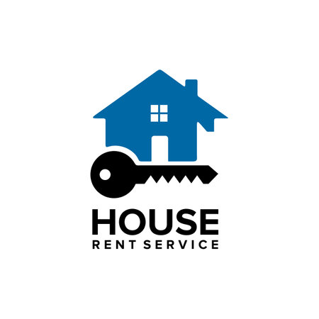 home resort villa rental vector logo designのイラスト素材