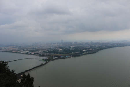 Kunming city viewの写真素材