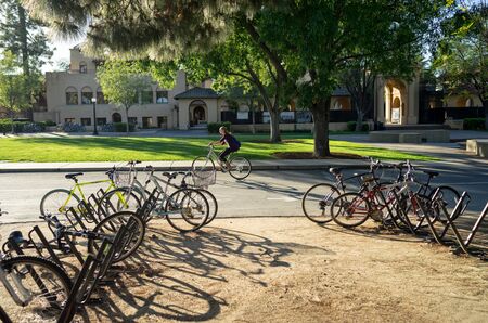 Palo Alto, CA, USA - March, 2016: Stanford University Campus in Palo Alto, Californiaのeditorial素材