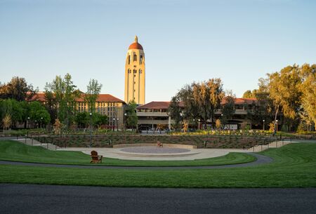 Palo Alto, CA, USA - March, 2016: Stanford University Campus in Palo Alto, Californiaのeditorial素材