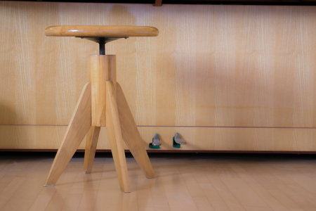 

Wooden piano chair の写真素材