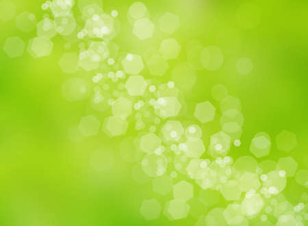 Green ecology bokeh abstract backgroundの写真素材