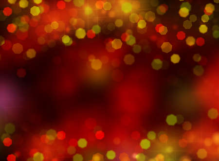 christmas lights abstract background and borderの写真素材