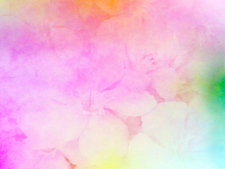 abstract flower background with color filtersの写真素材