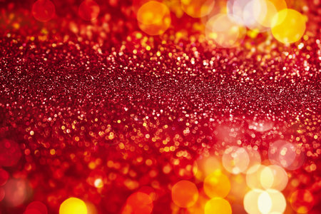 abstract red bokeh and glitters Christmas and New year background