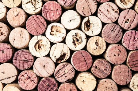 Wine corksの写真素材