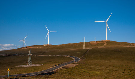 Windmill at the mountain