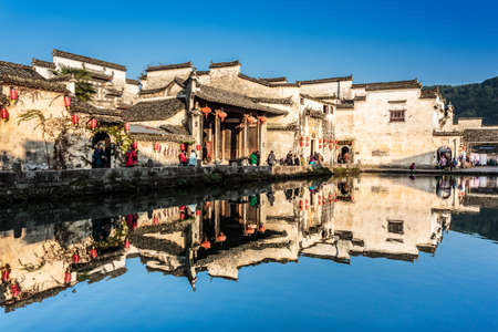 Hongcun ancient buildingsのeditorial素材