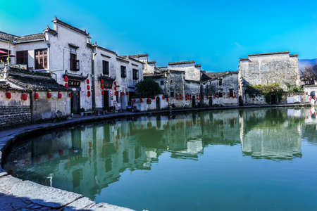 Hongcun Palus architecture landscapeのeditorial素材