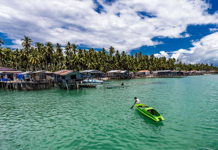 Island and blue skyのeditorial素材