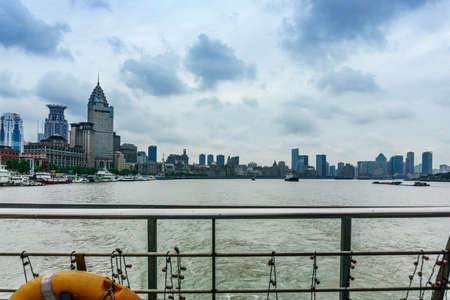 The Bund Shanghai sceneryのeditorial素材