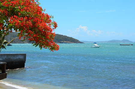Blue sea at Buzios, Brazilの写真素材