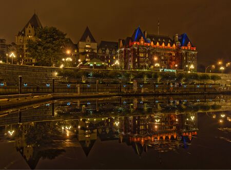 Fairmont Empress hotel reflectionsのeditorial素材