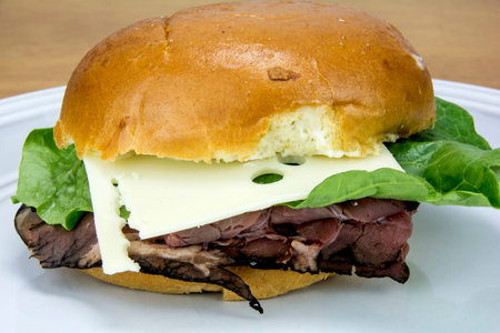 roast beef sandwichの写真素材