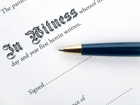 Contract Signature page