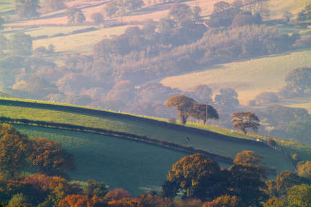 Yorkshire Countryside at sunrise.の写真素材