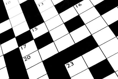 Crossword puzzleの写真素材