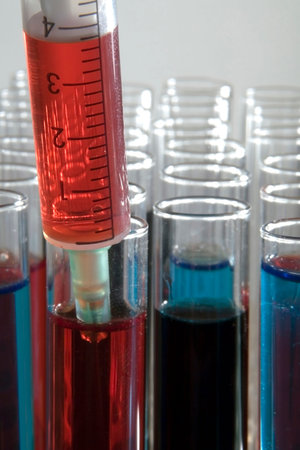 At work in the lab