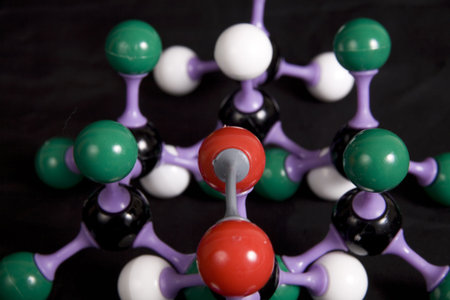 molecular modelの写真素材