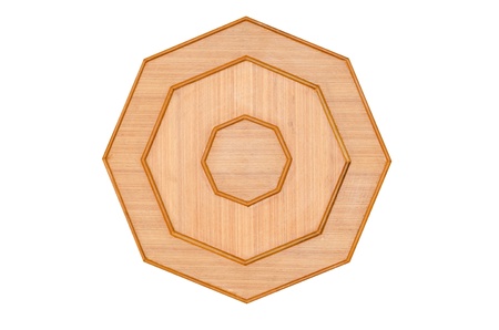 Eight-square woodenの写真素材